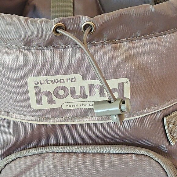 Outward Hound Dog Backpack Ripstop Pet Carrier Bag Padded Small Gray Cargo Pkts - Picture 4 of 12